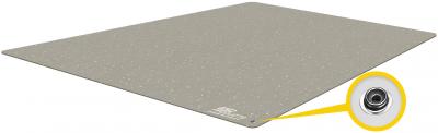 Electrostatic Dissipative Chair Floor Mat Signa ED Khaki Gray 1.22 x 1.5 m x 3 mm Antistatic ESD Rubber Floor Covering